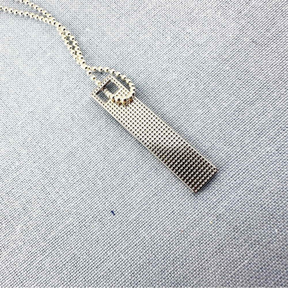 Prada charm w/bonus gift. AUTHENTIC White and silver. - Picture 5 of 10